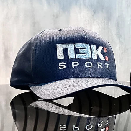 Бейсболка "ПЭК" синяя